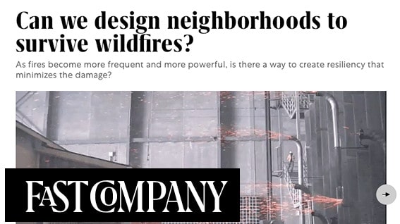Can we design neighborhoods to survive wildfires?