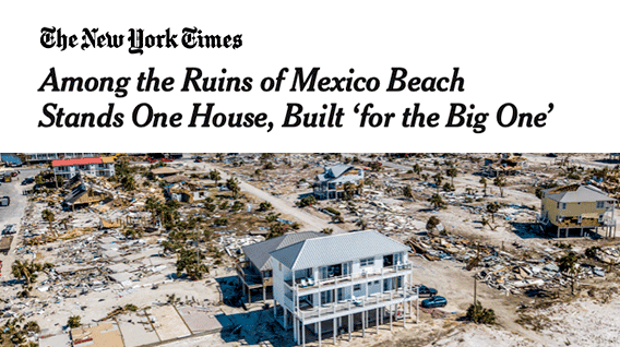 Among the Ruins of Mexico Beach Stands One House, Built ‘for the Big One’