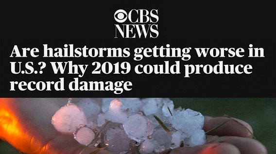 As hail damage increases, IBHS research is changing the approach to reducing losses.