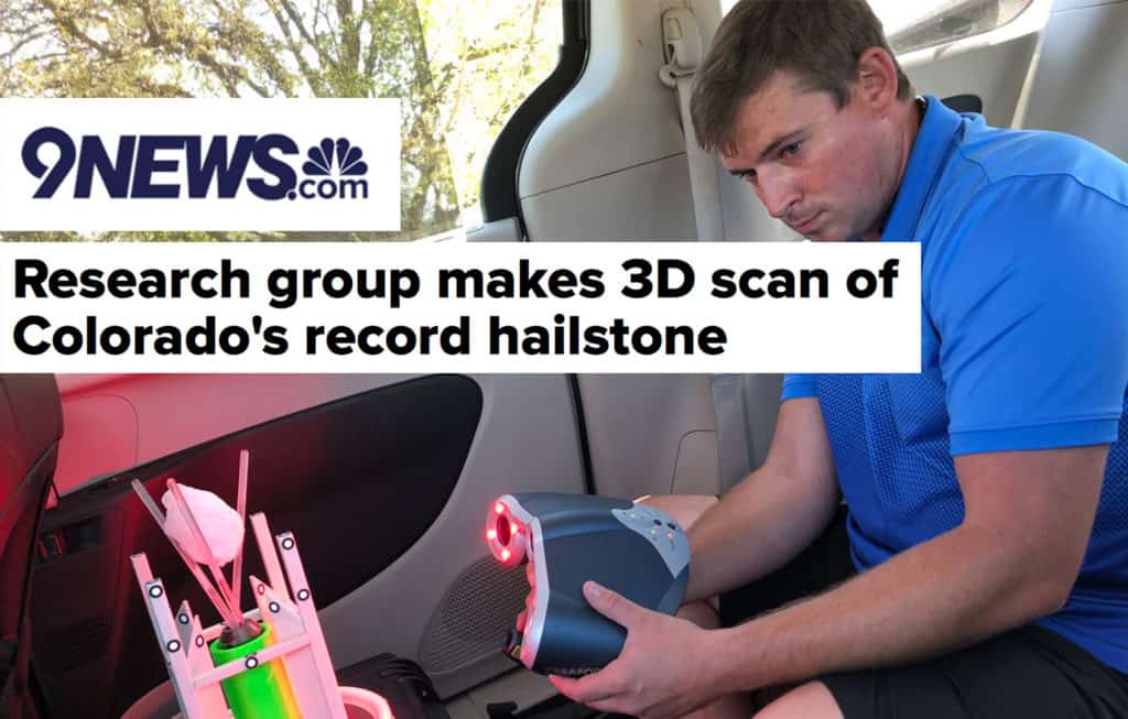 IBHS documents hail history using innovative 3D scanning technology.