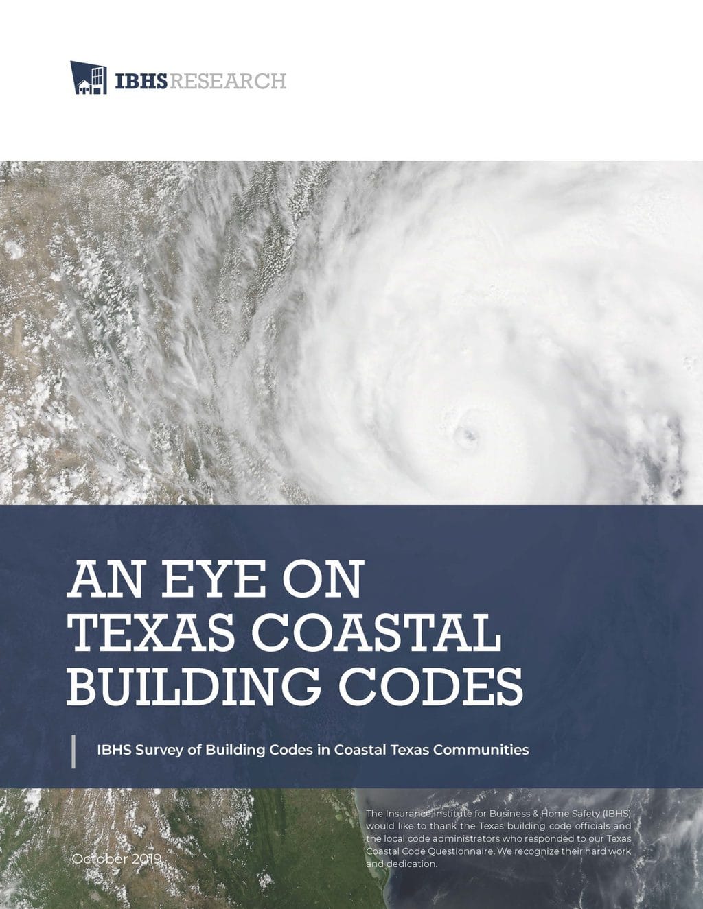 Texas Coastal Building Codes Survey Insurance Institute for Business