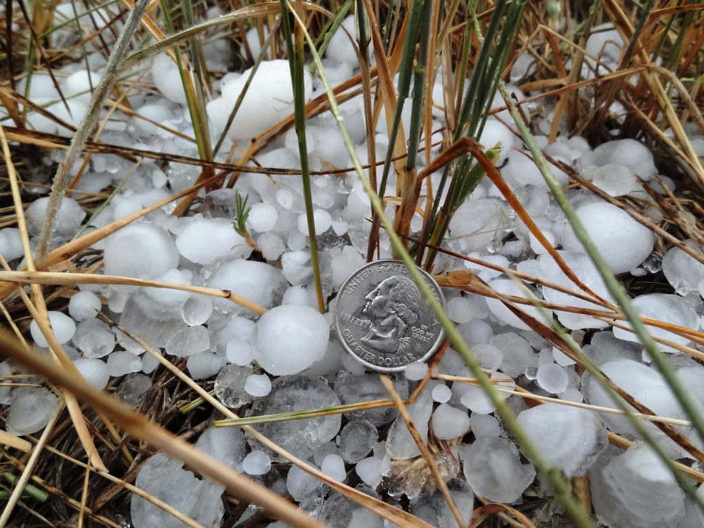 Impact Testing of High Concentrations of Small Hail