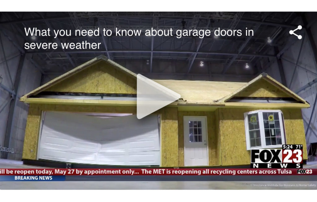How your garage door could be leaving your home vulnerable during severe weather.